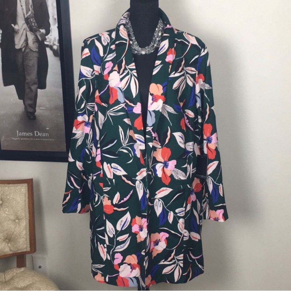 ELOQUII Floral Blazer / Duster